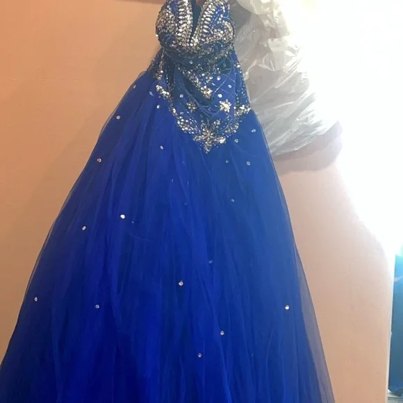Dresses | Beautiful Royal Blue Sweet 16 Quinceanera Dress | Poshmark